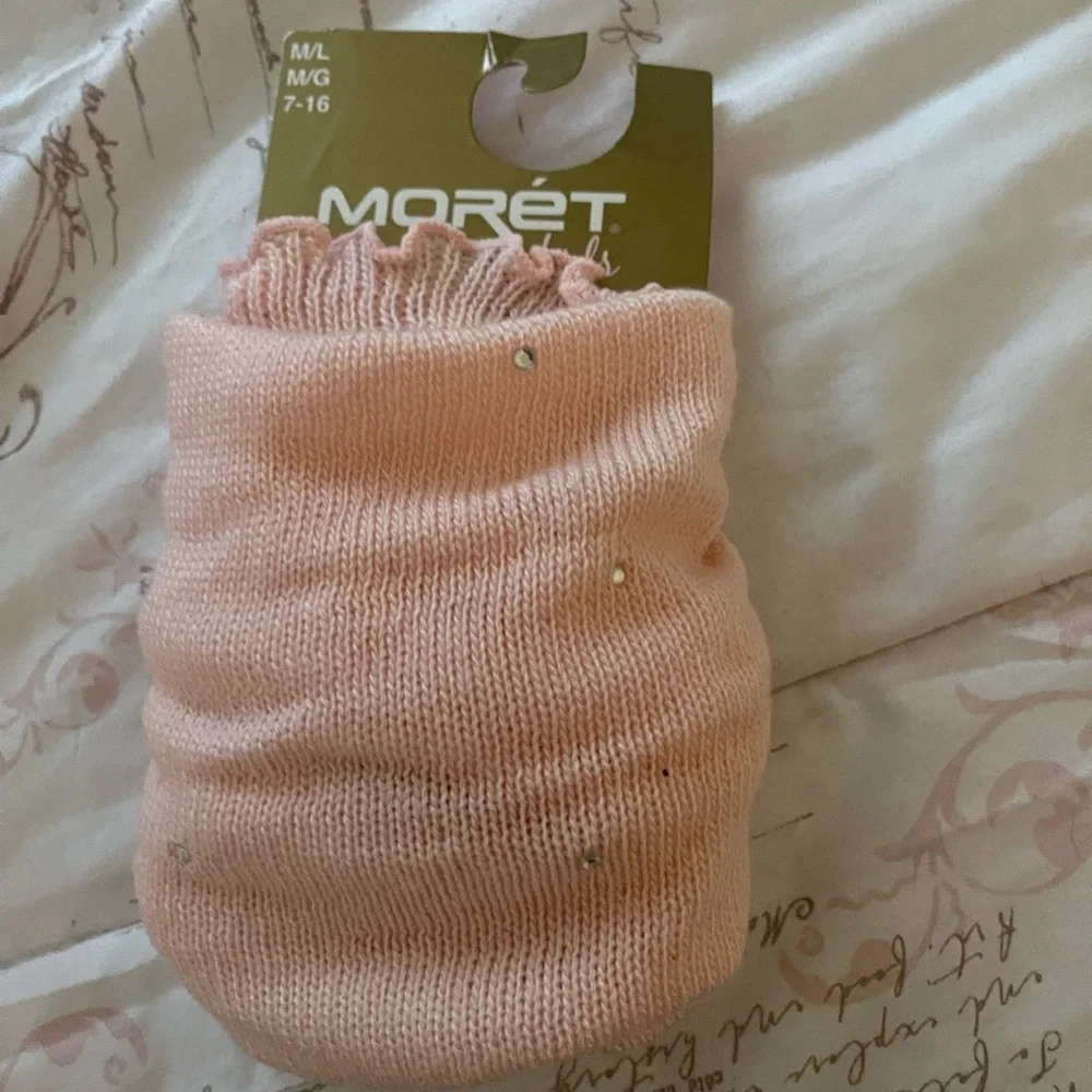 Dance Leg Warners Pink Large NWT